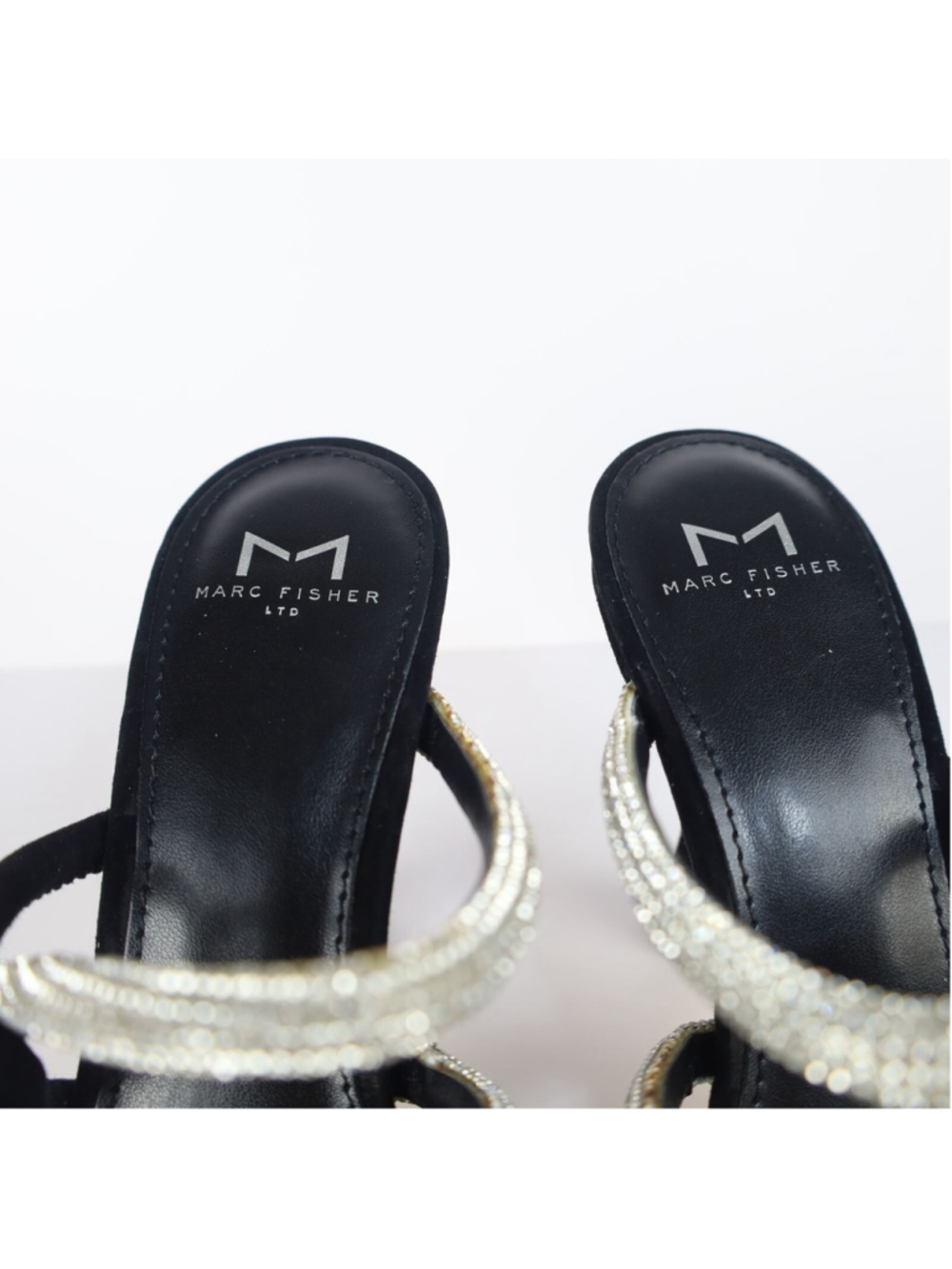 Marc Fisher LTD. Women's Candy High Heel Mules Black Size 9- 0326 - Picture 4 of 10